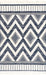 Coastal Waves Area Rug Blue 140x200 cm