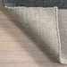 Colorblocked Wool Area Rug in Grey and Blue Jay Design