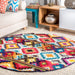 Colorful Abstract Area Rug 150x240 cm for Modern Home