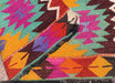 Colorful Bohemian Kilim Rug 123cm x 89cm
