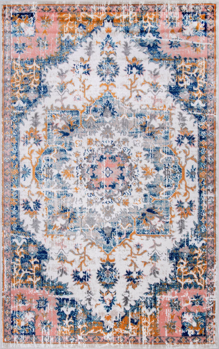 Colorful Floral Area Rug 160x230 cm