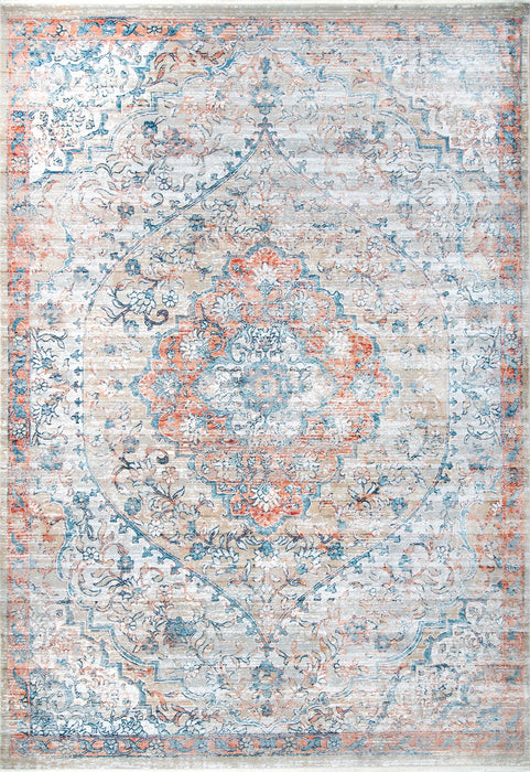 Colorful Floral Area Rug 50x80 cm