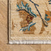 Colorful Floral Area Rug in Beige