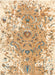 Colorful Floral Area Rug in Beige