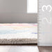 Colorful Handprint Area Rug for Kids' Room