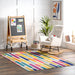 Colorful Kids Play Rug 100x150 cm Durable Design