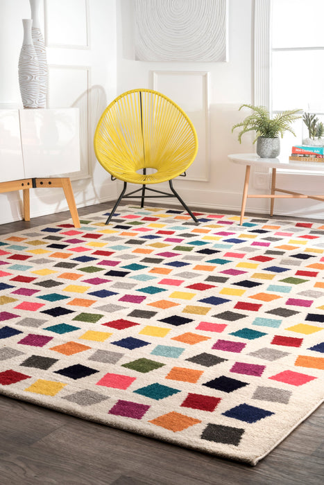 Colorful Patterned Area Rug 160x230 cm