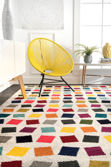 Colorful Patterned Area Rug 160x230 cm