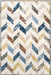 Colorful Washable Zig Zag Play Rug for Kids Room