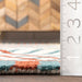 Colorful Waves Area Rug 120x180 cm Ivory