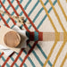 Colorful Waves Area Rug 120x180 cm Ivory