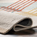 Colorful Waves Area Rug 120x180 cm Ivory