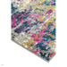 Colt CL01 Abstract Modern Abstract Durable Low Short Pile Multicolour/Pink/Yellow/Blue Rug