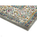 Colt CL02 Medallion Traditional Durable Low Short Pile Grey/Multicolour Rug