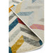 Colt CL06 Chevron Modern Geometric Durable Low Short Pile Multicolour Rug