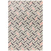 Colt CL09 Chevron Modern Geometric Durable Low Short Pile Pink Rug