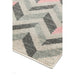 Colt CL09 Chevron Modern Geometric Durable Low Short Pile Pink Rug