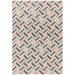 Colt CL09 Chevron Modern Geometric Durable Low Short Pile Pink Rug