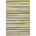 Colt CL10 Stripe Modern Striped Durable Low Short Pile Mustard Rug