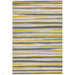 Colt CL10 Stripe Modern Striped Durable Low Short Pile Mustard Rug