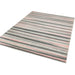 Colt CL11 Stripe Modern Striped Durable Low Short Pile Pink Rug