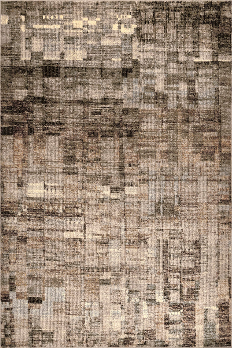 Contemporary Abstract Area Rug in Brown for Modern Spaces