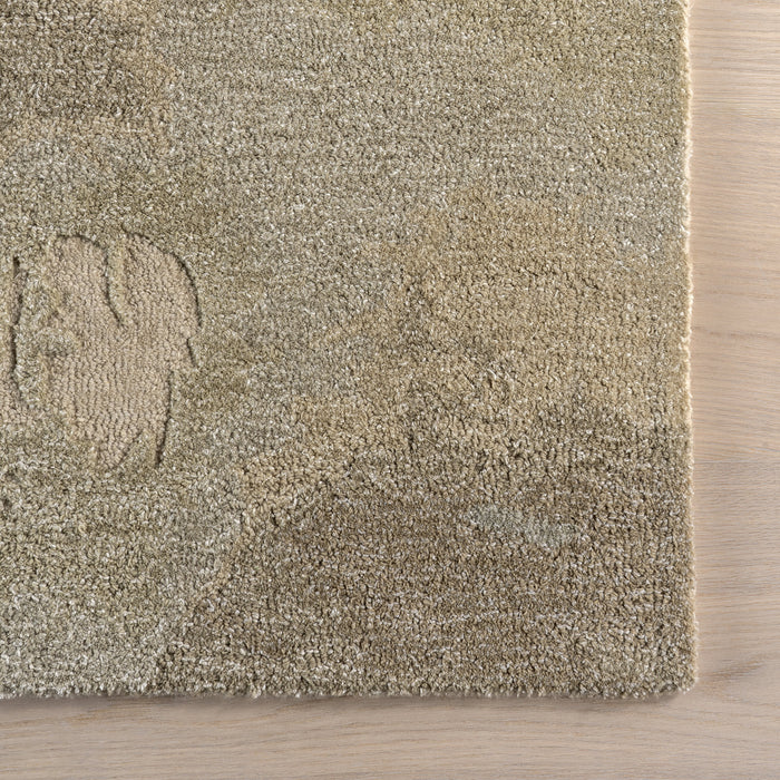 Contemporary Beige Wool Area matto 150 x 240 cm