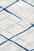 Contemporary Blue Grey Lattice Area Rug 160x230 cm