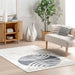 Contemporary Blue Mars Area Rug 120x180 cm