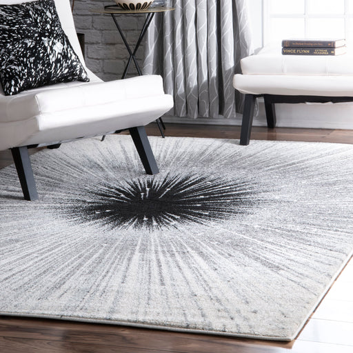 Contemporary Grey Area Rug For Living Room And Bedroom