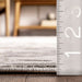 Contemporary Grey Marble Area Rug 160x230 cm