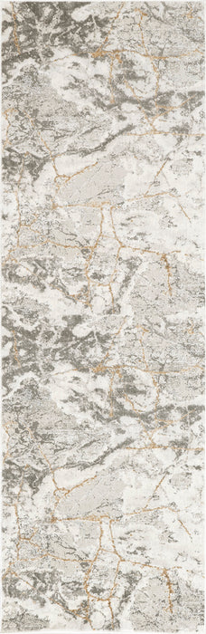 Contemporary Grey Marble Area Rug 160x230 cm