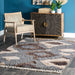 Contemporary Grey Shag Rug with Tassels for Any Room