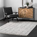 Contemporary Grey Striated Area Rug 120x180 cm