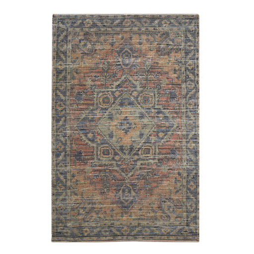 Contemporary Hemp Viscose Printed Area Rug