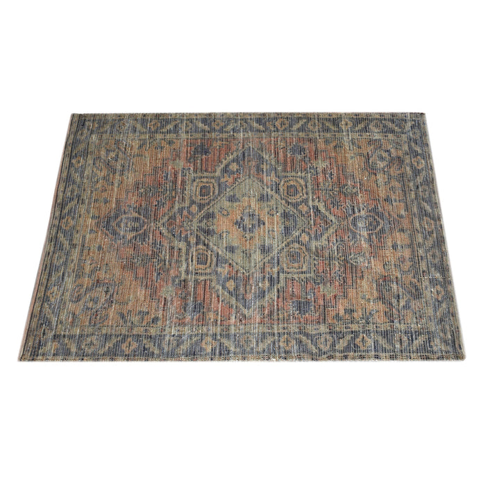 Contemporary Hemp Viscose Printed Area Rug