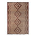 Contemporary Jute And Leather Geometric Rug