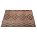 Contemporary Jute And Leather Geometric Rug