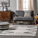 Contemporary Light Grey Textured Area Rug 160x230 cm