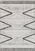 Contemporary Light Grey Textured Area Rug 160x230 cm