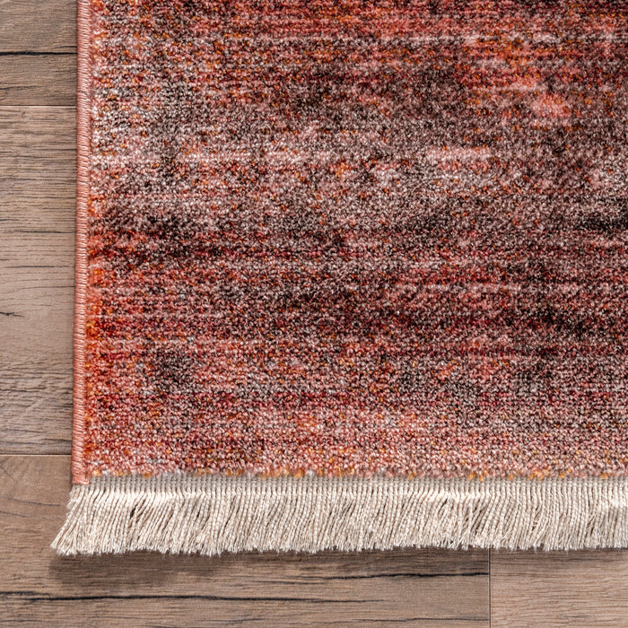 Σύγχρονη ροζ Herati Fringe Area Rug 120x180 cm