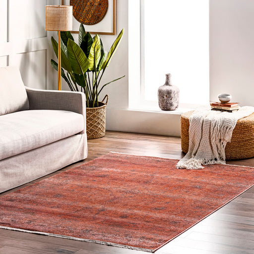 Σύγχρονη ροζ Herati Fringe Area Rug 120x180 cm