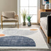 Contemporary Rainbow Area Rug 160x230 cm Beige