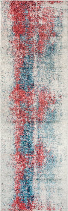 Contemporary Rust Abstract Area Rug 150x240 cm