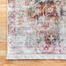 Contemporary Rust Snowflake Area Rug 150x210 cm