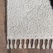 Contemporary White Shag Rug for Stylish Home Decor