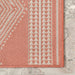 Coral Flatweave Indoor Outdoor Rug 150x240 cm