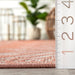 Coral Flatweave Indoor Outdoor Rug 150x240 cm