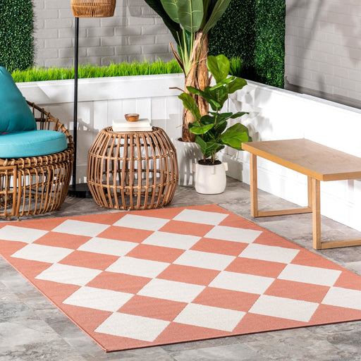 Coral Indoor Outdoor Area Rug 160x230 cm