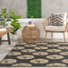 Coralie Dark Grey Starfish Area Rug for Indoor and Outdoor Use